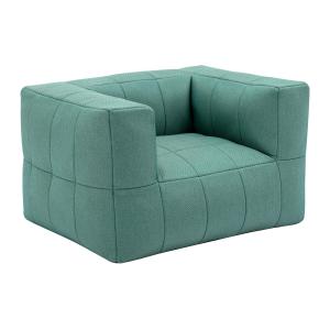 Sillón de jardín con reposabrazos de tela - Verde - LIVAI d…