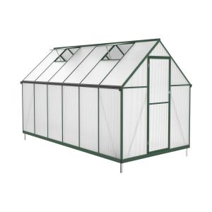 Invernadero de jardín de policarbonato y aluminio - 6 m² -…