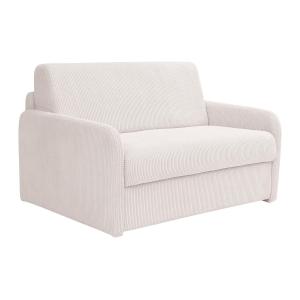 Sillón cama de pana en color beige - Cama de 100 cm - NADOA