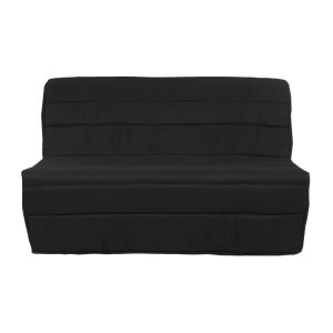Sofá cama de tela COWBOY II - Negro
