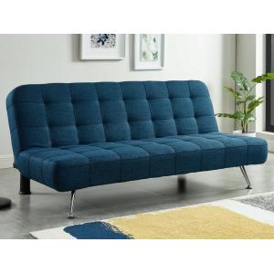 Sofá cama de tela MURNI - Azul