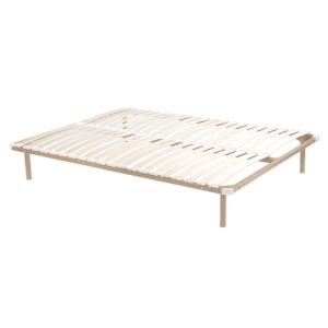 Somier de láminas con patas 160x200 cm - 2x19 láminas - Bei…