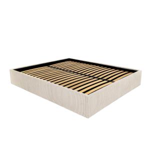 Canapé abatible de 140 x 190 cm de pana - Crema - PONTOS de…