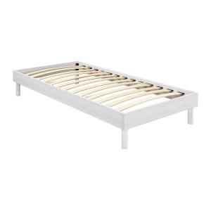 Somier de láminas 90 x 190 cm - Blanco - MUCHIGAN de YSMÉE
