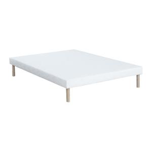 Somier tapizado de 160 x 200 cm con 10 láminas pasivas - Bl…