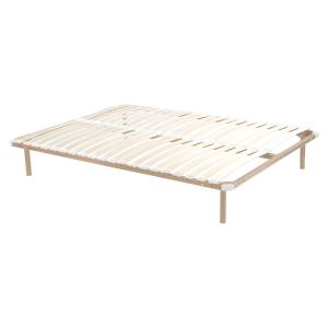 Somier de láminas con patas 160x200 cm - 2x19 láminas - Bei…