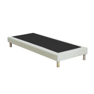 Somier decorativo tapizado 90 x 190 cm - Beige - KOZANI de…