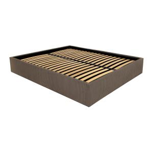 Canapé abatible de pana - 140 x 190 cm - Marrón - PONTOS de…