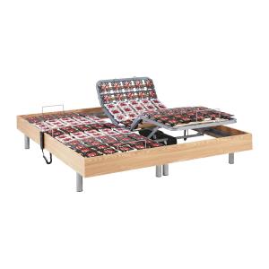 Somier articulado eléctrico 2x78 terminales - Madera de rob…