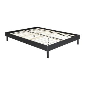 Somier de láminas 140 x 190 cm - Negro - MUCHIGAN de YSMÉE
