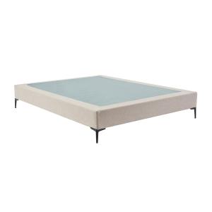 Somier tapizado 140 x 200 cm desenfundable - Beige - ISANI…