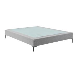 Somier tapizado 180 x 200 cm desenfundable - Gris - ISANI d…