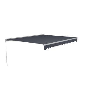 Toldo motorizado con cofre 4 x 3 m antracita - COFANA