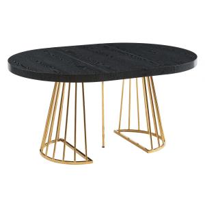 Mesa de comedor extensible 2 a 12 comensales de MDF y acero…