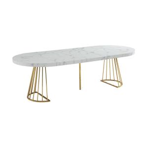 Mesa de comedor extensible de 2 a 12 comensales de MDF y ac…