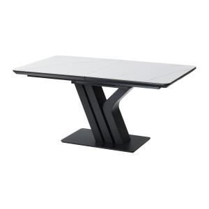 Mesa de comedor extensible para 6 a 8 personas de cerámica…