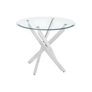 Mesa de comedor COSIMA - 4 comensales - Cristal templado y…