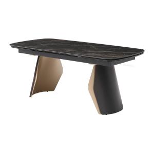 Mesa extensible de comedor para 6 a 10 personas de cerámica…