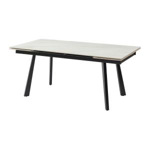 Mesa de comedor extensible de 6 a 10 personas en cerámica y…