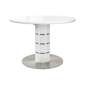 Mesa de comedor extensible - 4 a 6 comensales - MDF y metal…