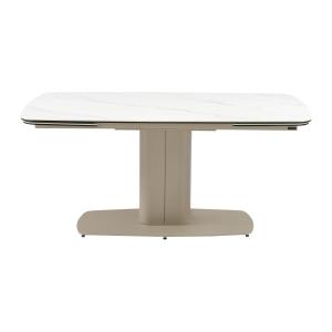 Mesa de comedor extensible 6 a 10 comensales de cerámica y…