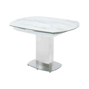 Mesa de comedor extensible TALICIA - 4 a 6 comensales - Cer…