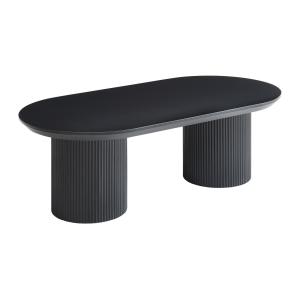 Mesa de centro de MDF - Negro - LORIMILA