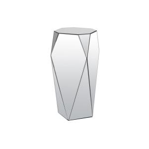Mesa auxiliar de MDF y espejo - Color: plata - SIGRID de Pa…