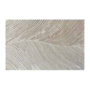 Alfombra de lana con relieve hecha a mano - 160 x 230 cm -…