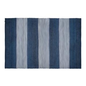 Alfombra de yute tejida a mano KOCHI - 200 x 290 cm - Azul…